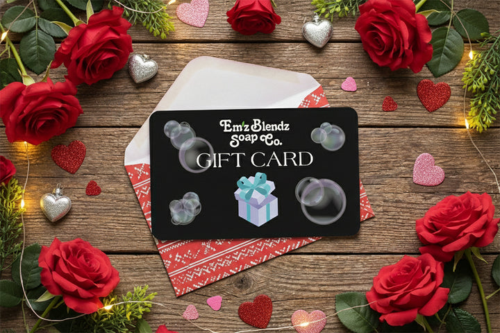 Physical Gift Card | A Real Card to Give Em'z Blendz Soap Co.