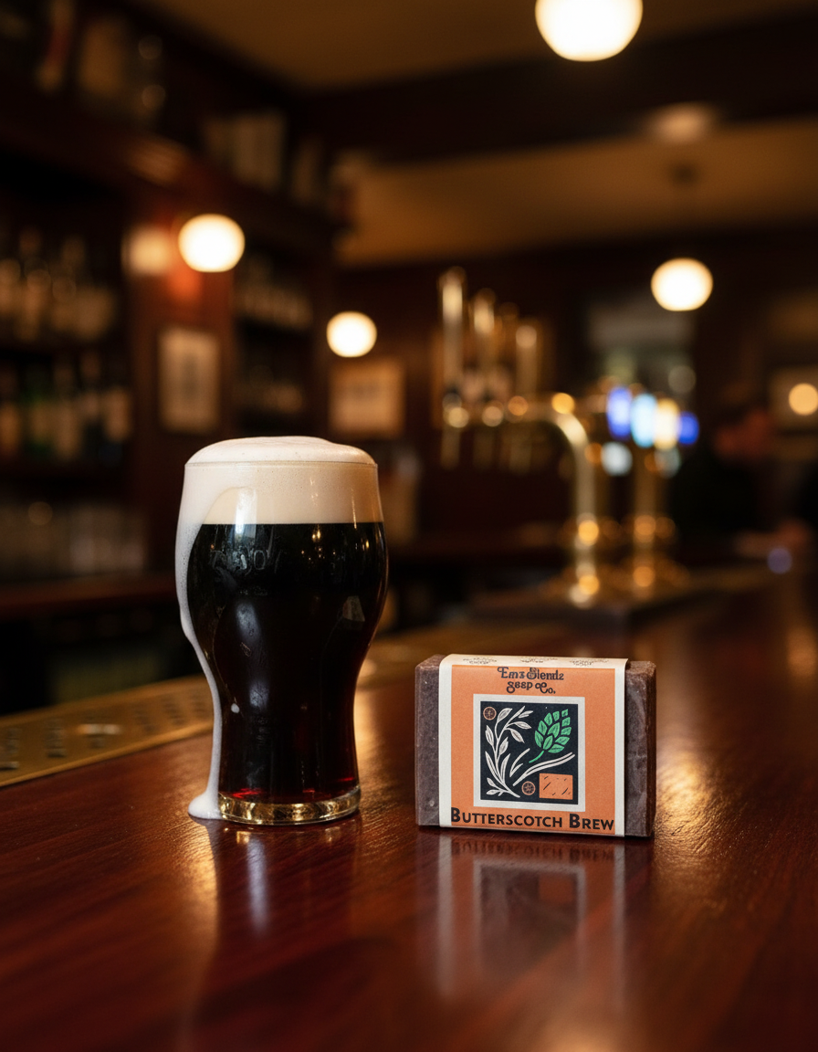 Butterscotch Brew | Soap Bar (formerly Oatmeal Stout Beer Soap) Em'z Blendz Soap Co.