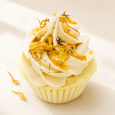 Lemon Cream & Calendula Foaming Tub Cake