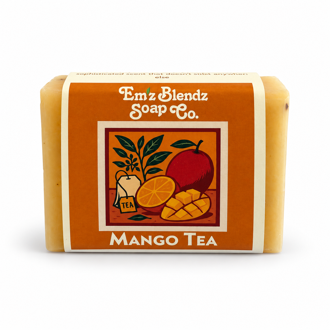 Mango Tea Soap Bar Em'z Blendz Soap Co.