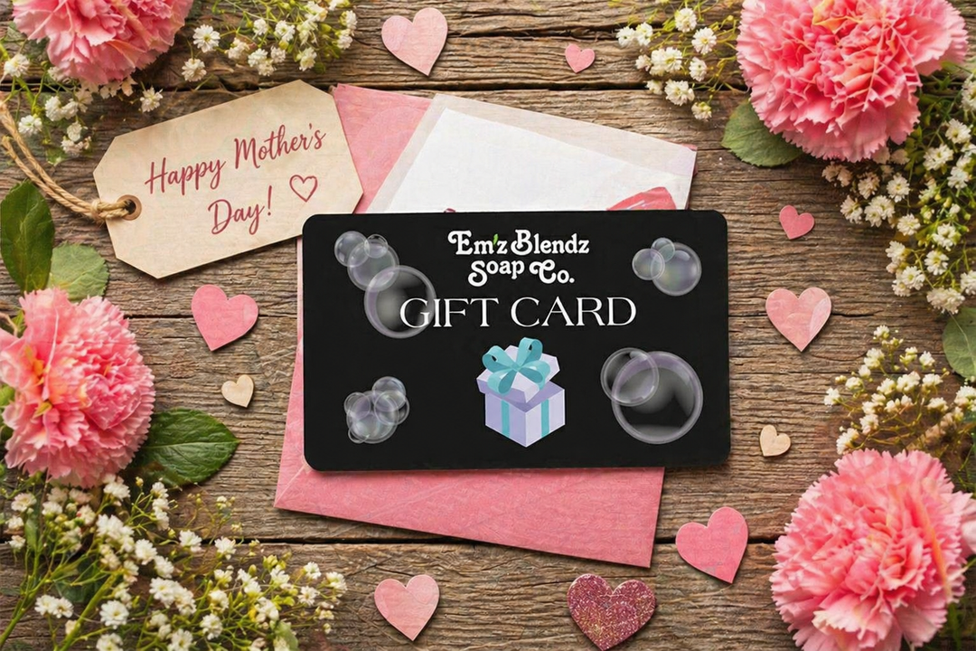 Physical Gift Card | A Real Card to Give Em'z Blendz Soap Co.