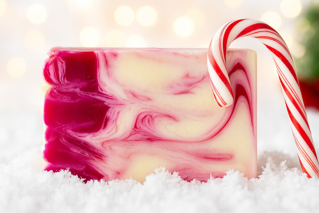 Peppermint Jingle Soap Bar Em'z Blendz Soap Co.
