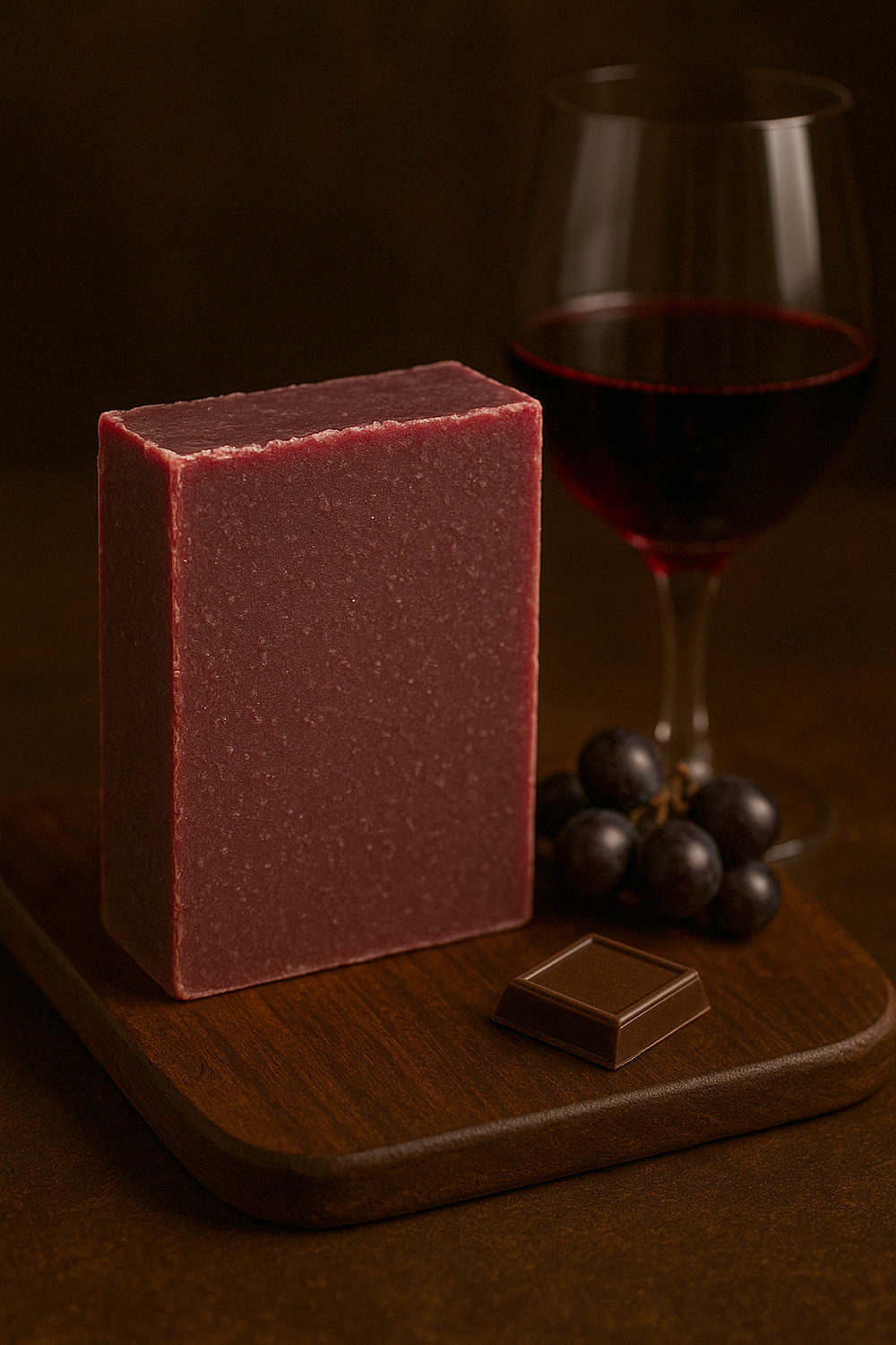 Oregon Pinot Noir Wine Soap Bar Em'z Blendz Soap Co.