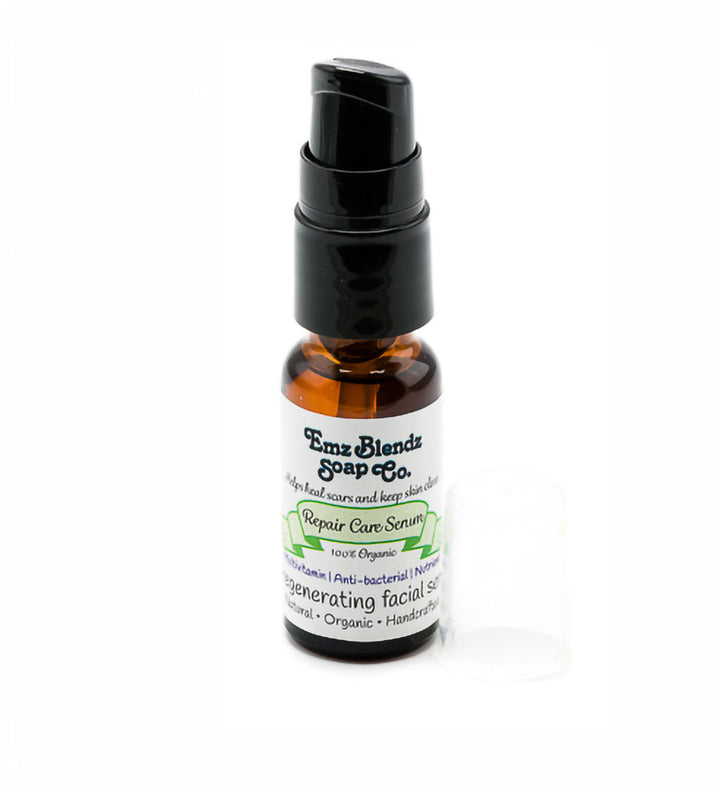 Repair Care Regenerating Facial Serum | Soothe, Repair & Prevent Acne Scars    Em'z Blendz Soap Co.