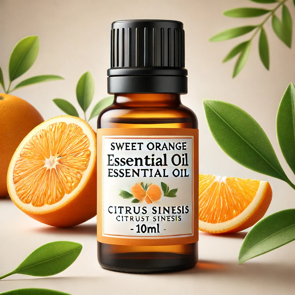 Sweet Orange Essential Oil | 10ml Pure Citrus Sinesis    Em'z Blendz Soap Co.