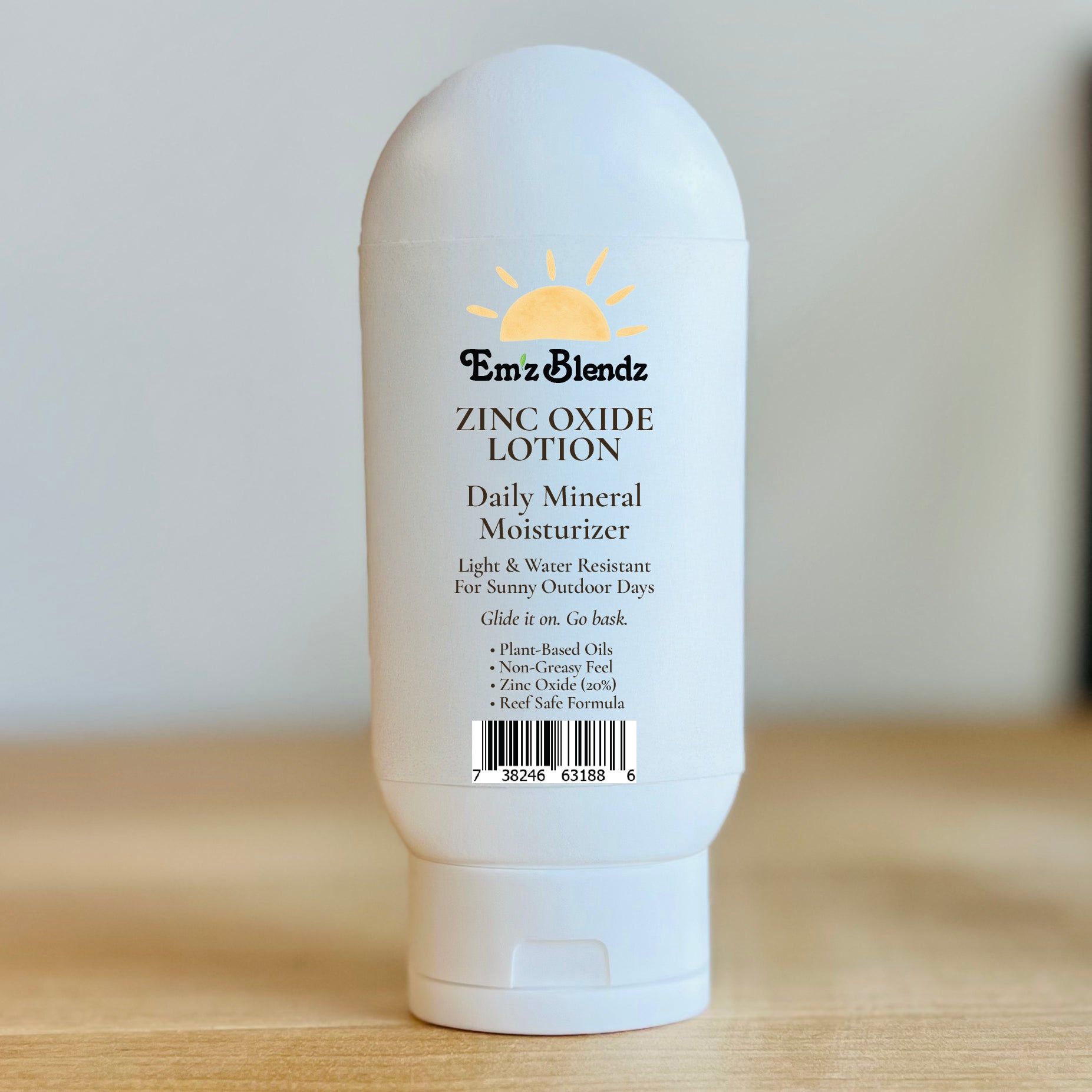 Zinc Oxide Lotion | Non-Greasy Mineral Moisturizer | Em'z Blendz