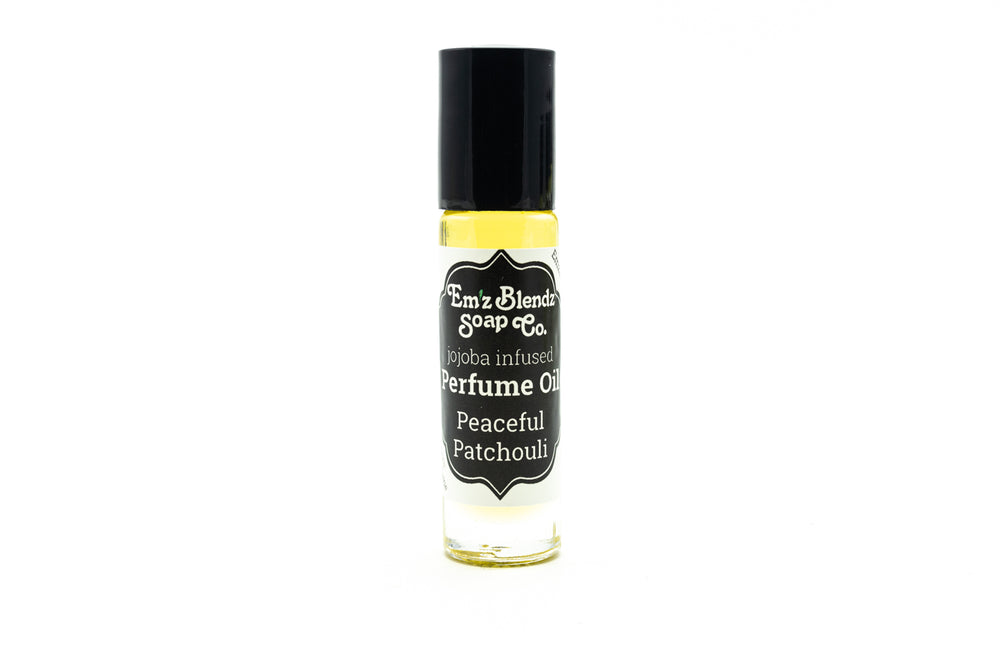 Jojoba Perfume Oil | Peaceful Patchouli    Em'z Blendz Soap Co.