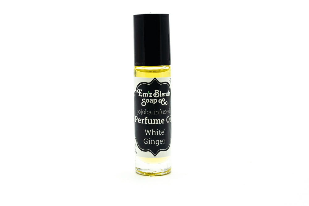 Jojoba Perfume Oil | White Ginger    Em'z Blendz Soap Co.