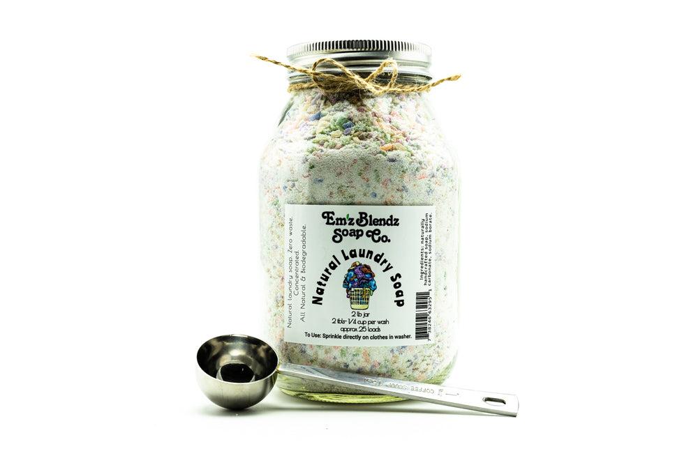 Natural Laundry Soap | All-Purpose Household Cleaner    Em'z Blendz Soap Co.
