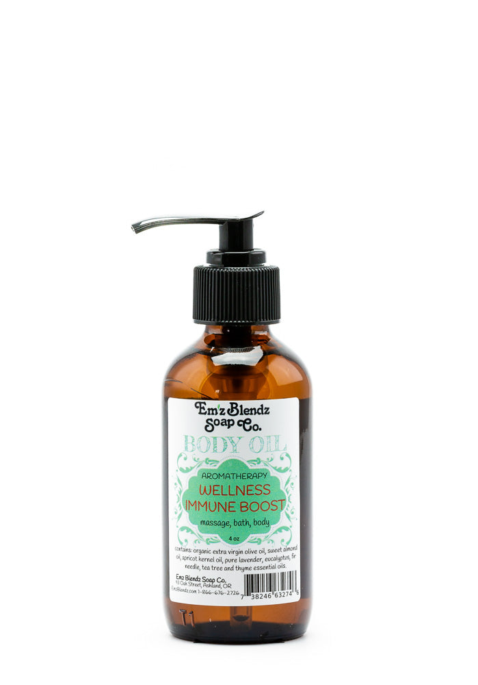 Therapeutic Body Oil Serum | Wellness Immune Boost    Em'z Blendz Soap Co.