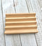Natural Alder Wood Soap Dish | Handcrafted for Quick Drainage