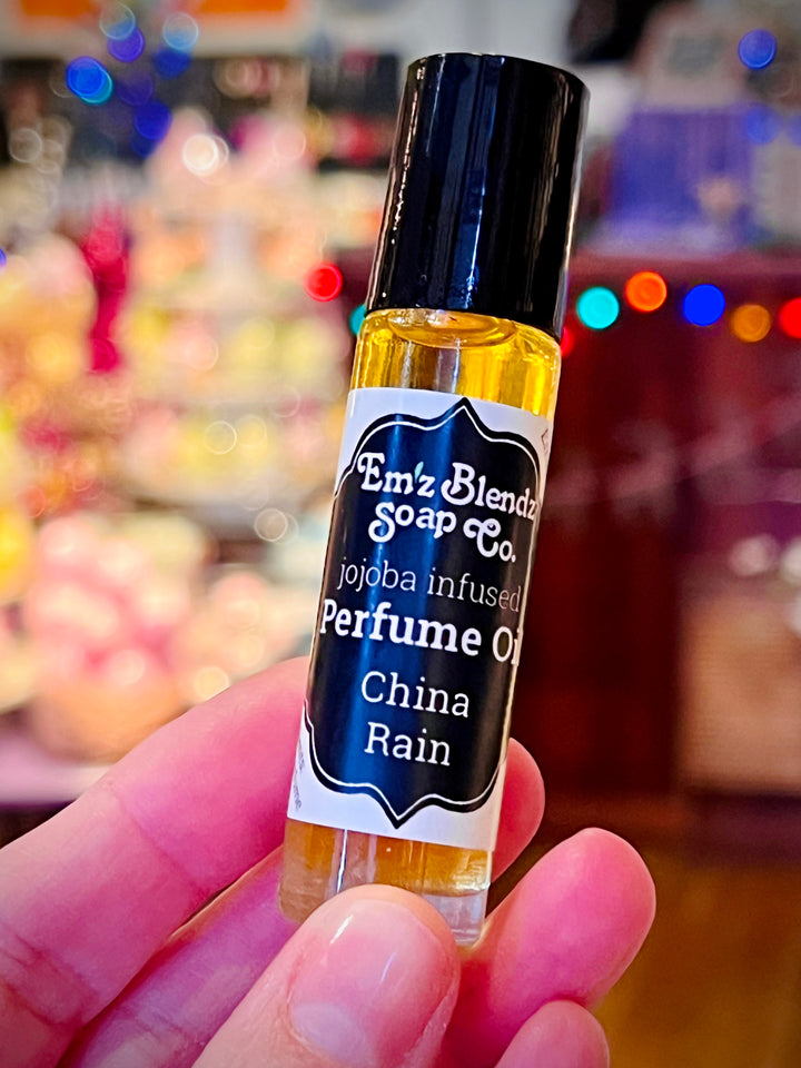 China Rain Jojoba Perfume Oil | Em'z Blendz China Rain Jojoba Perfume Oil | Em'z Blendz